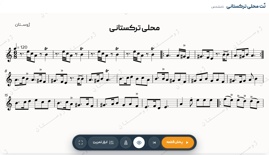 نت محلی ترکستانی